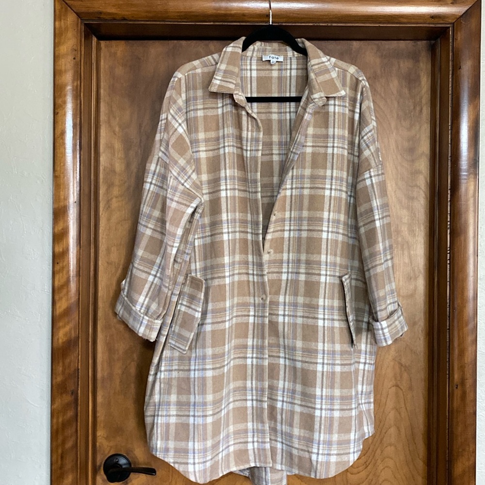 Plaid shacket
